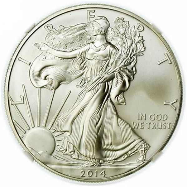 2014(S) Silver Eagle NGC MS-69