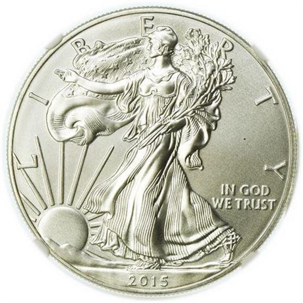 2015 Silver Eagle NGC MS-69