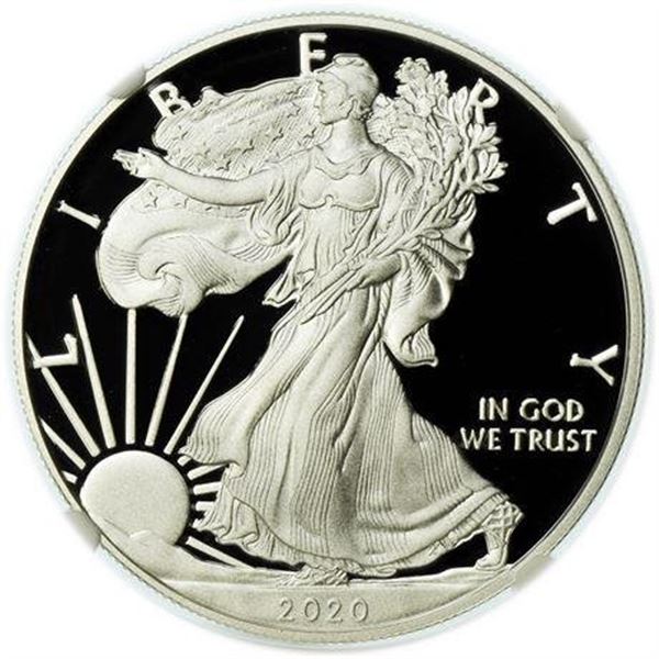 2020-W Proof Silver Eagle NGC PF-70 Ultra Cameo