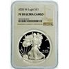 Image 2 : 2020-W Proof Silver Eagle NGC PF-70 Ultra Cameo