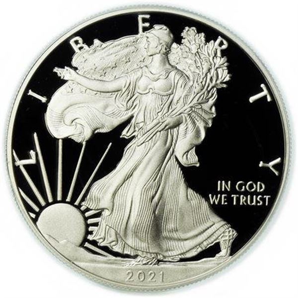 2021-W Proof Silver Eagle Type 1 PCGS PR-70 DCAM
