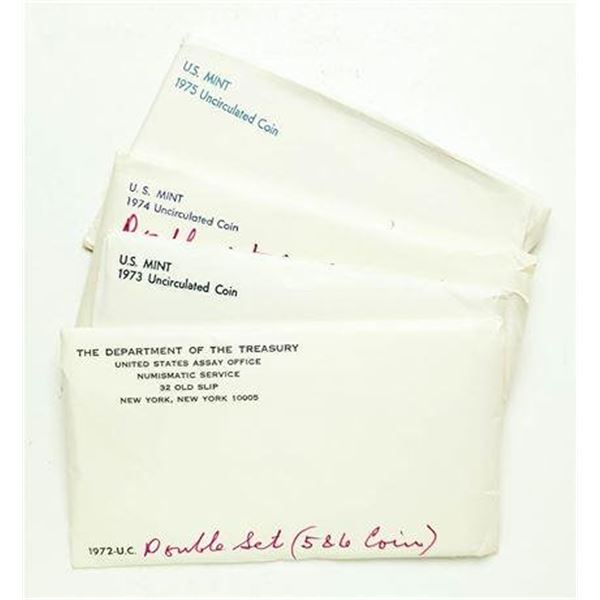 Group of 4 1972 - 1974 Mint Sets