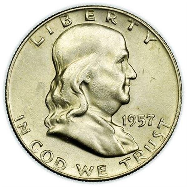 1957-D Franklin Half Dollar