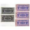 Image 1 : Group of 5 National Super Markets Food Stamp Scrip