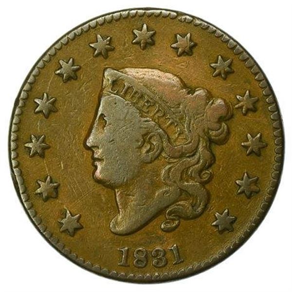 1831 Coronet Head Large Cent