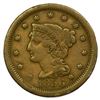 Image 1 : 1856 Upright 5 Braided Hair Large Cent