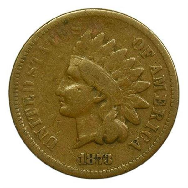 1873 Open 3 Indian Head Cent