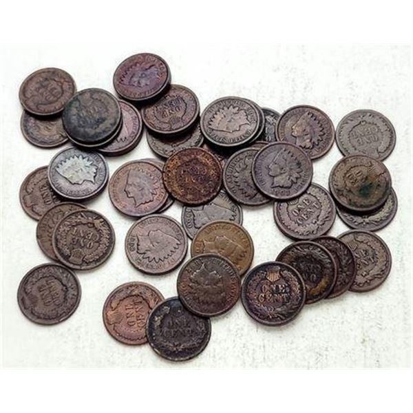 Roll of 49 1888 - 1908 Indian Head Cents