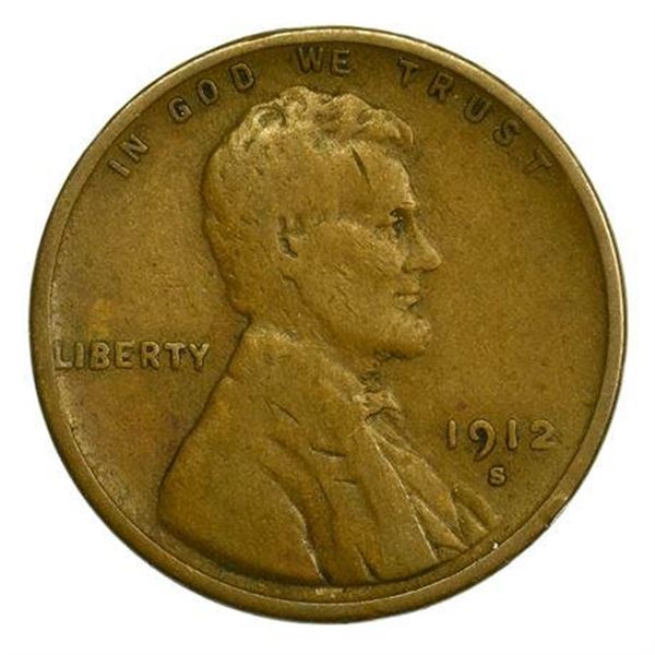 1912-S Lincoln Wheat Cent