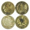 Image 1 : Group of 4 Seated Liberty Dimes 1875, 1876, 1890, 1891-O
