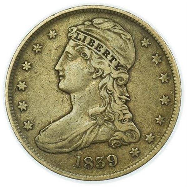 1839 Capped Bust Half Dollar