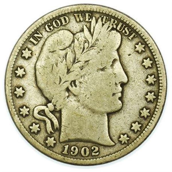 1902-O Barber Half Dollar