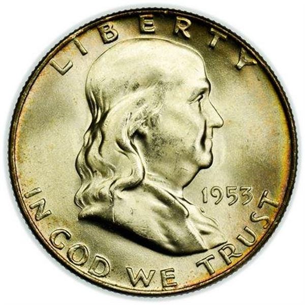 1953-D Franklin Half Dollar FBL