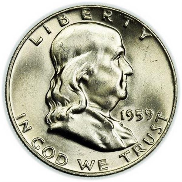 1959 Franklin Half Dollar