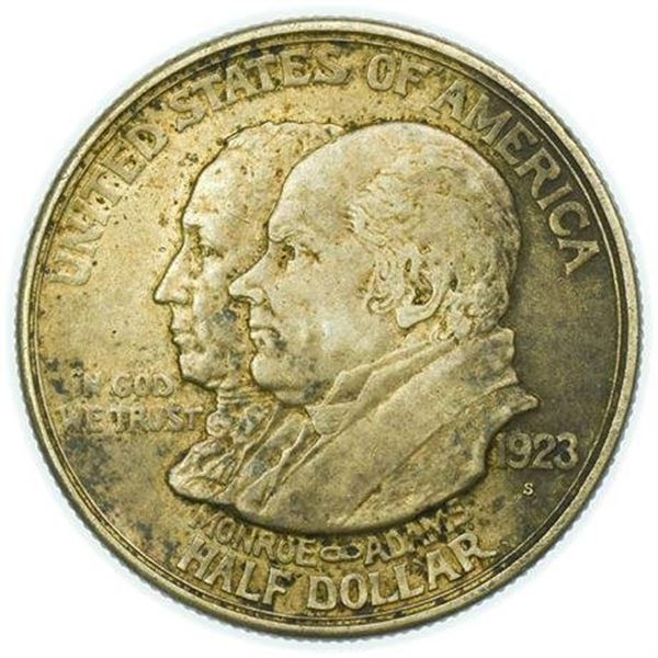 1923-S Monroe Commemorative Half Dollar