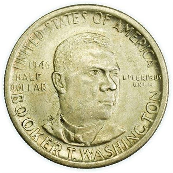 1946-S Booker T. Washington Commemorative Half Dollar