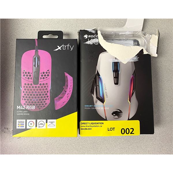 Gaming Mouse - 2 quantity - Xtrfu amd Roccat Kone