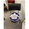 Image 1 : Toronto Maple Leafs Bar Stool - stool height 31in - top of back 41in