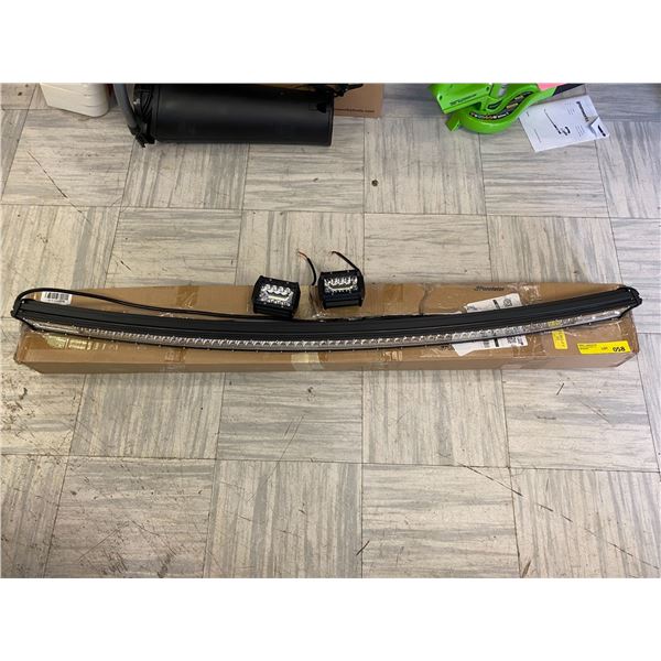 LED Boat or Truck Light with Side Lights - 49in long by QuakeWorld