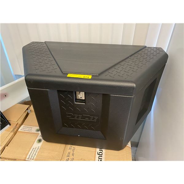DEEZEE Truck Storage Box - Lockable - Heavy Duty Plastic - 35in wide