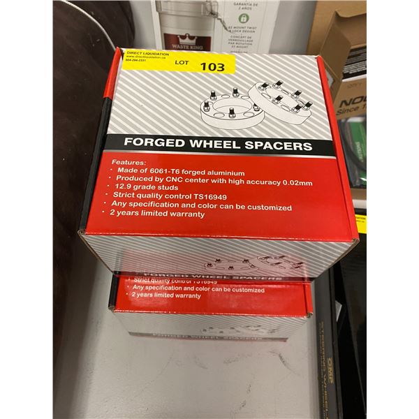 Two Boxes of Forged Aluminum Wheel Spacers - Model 28757