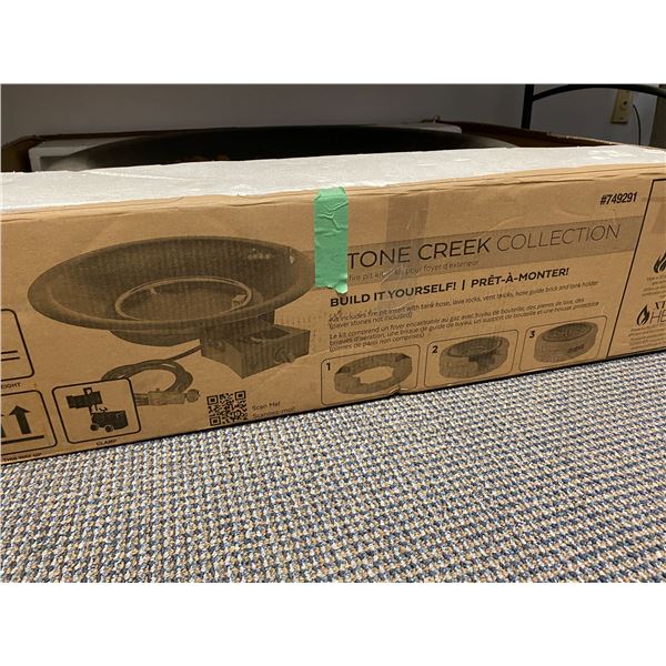 Stone Creek Collection - Gas Fire Pit with Lava Rocks - Model 749291