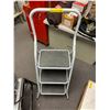 Image 1 : Folding Step Stool with three steps - approx. 50in tall