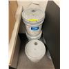 Image 1 : 3 Five Gallon Pails of Sherwin Williams Pro Industrial Waterborne Acrylic Dryfall - Black - Unopened