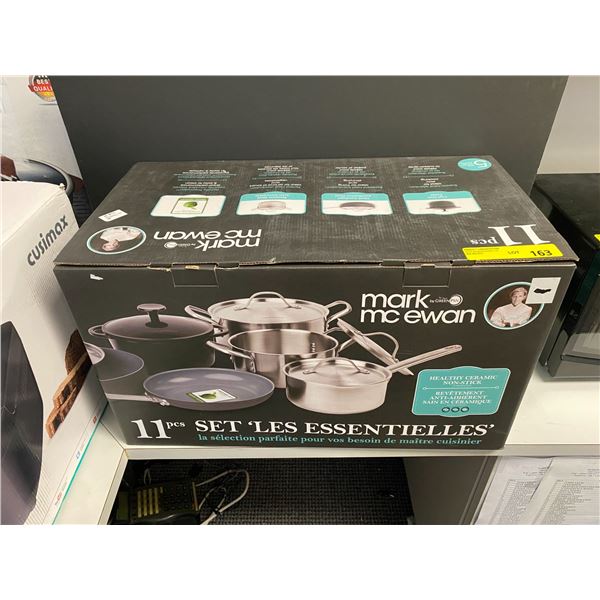 marc macewan by Greenpan - 11pcs The Essentials Set - Stainless Steel Cookware - New In Box