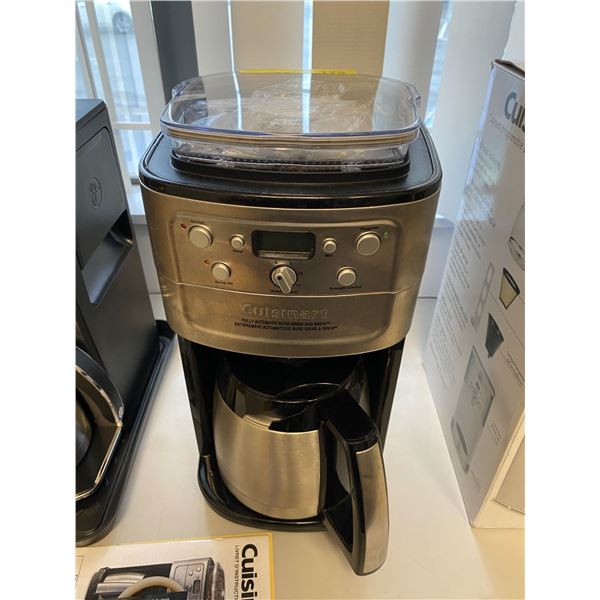 Cuisinart Programmable Coffee Maker with built-in Grinder and  Stainless Carafe - some damage to Car