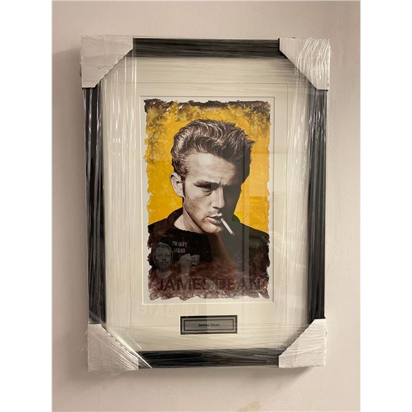 James Dean Framed Print - approx. 18 1/4 x 25in by Glen Green