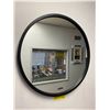 Image 1 : UMBRA Black Framed Mirror - Circle - 24in in Diameter