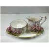 Image 12 : Royal Albert - Blossom Time - group lot of tea and coffee cups, cream & Sugar, Salt & Pepper and som