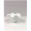 Image 14 : Fenton Hobnail Milk Glass - 6 pieces - Excellent Condition - Basket, bowls & vases
