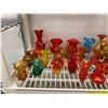 Image 2 : Shelf Lot Coloured Blown Glass miniature jugs - approx. 37 pieces