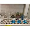 Image 3 : Shelf Lot of Mostly Cut Crystal pieces and glass wear - approx. 22 pieces