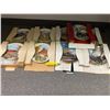 Image 1 : Collectors Plates in Boxes - 9 Nostalgic Barn Side Advertisements & Locomotives - 9 plates - all in