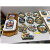 Image 2 : Winnie The Poo - collector Plates - approximately 21 plates and Wood Calendar - missing Jan and Mar