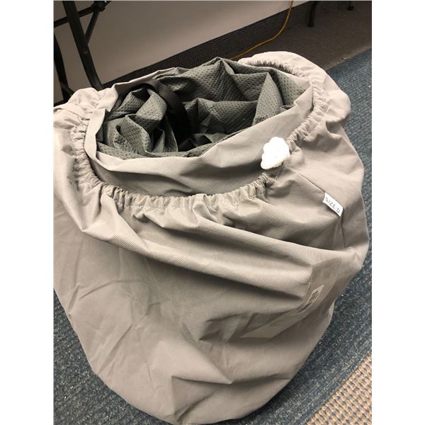 Grey Boat Cover with Carrying Case - Side D -