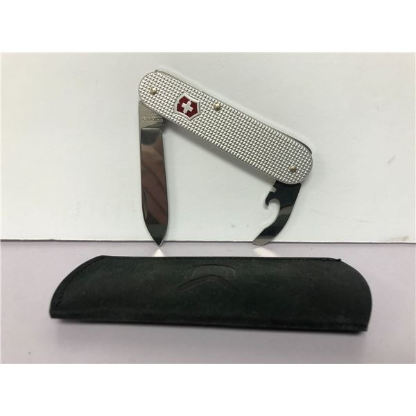 Swiss Army Knife with pouch - Folding Knife with Knife and Bottle Opener