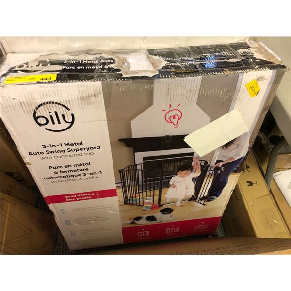 Bily - 3in1 Metal Auto Swing Superyard with contoured top