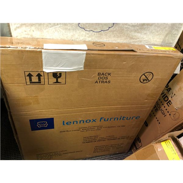 Lennox Furniture - Toddler Bed Curved - Espresso Finish