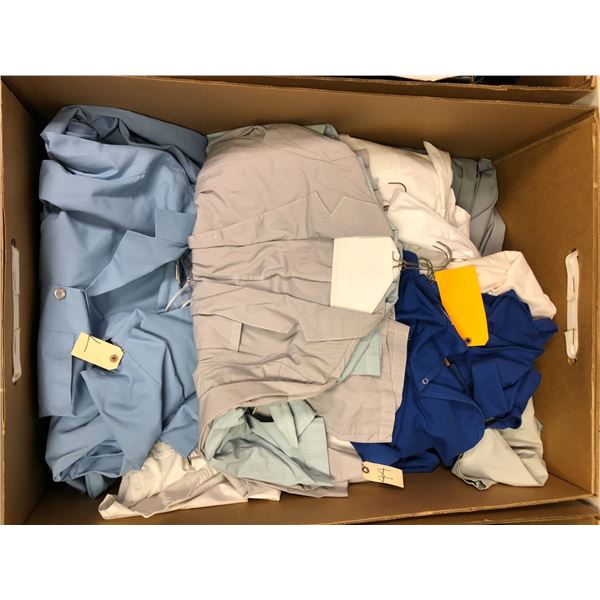 Extra Large Bin of Uniforms - Mostly Hospital Themed Clothing - Large  Group of Lightweight jackets