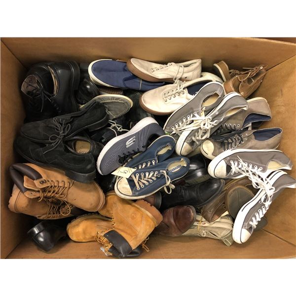 Extra Large Bin of Set Dec Shoes - Men's & Women's Includes Sperry, Converse, Timberlands, Leor & Sk