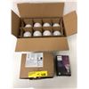Image 1 : Group Lot of Lightbulbs - Philips Hue, LED 500 Lumens Bubls and Box of 15W LED Light Blubs
