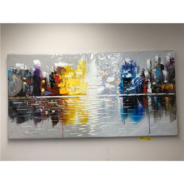 Abstract Painting - approx. 59 x 29 1/2in