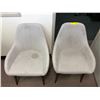 Image 4 : Two Grey Fabric Chairs - need a cleaning from an Estate Sale