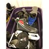 Image 5 : Table Lot of Four Bins and One Hockey Bag full of Skates , Hockey Bags & Helmets and more from the H