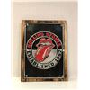 Image 1 : Rolling Stones Wood Reproduction Sign - approx. 12 x 15in