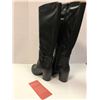 Image 2 : SOUL Black Leather Ladies Boots - Size 9W - New in box - Amazon Return